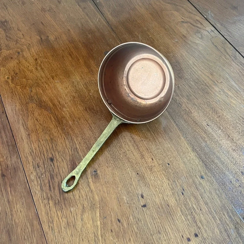 Vintage French Copper Ladle